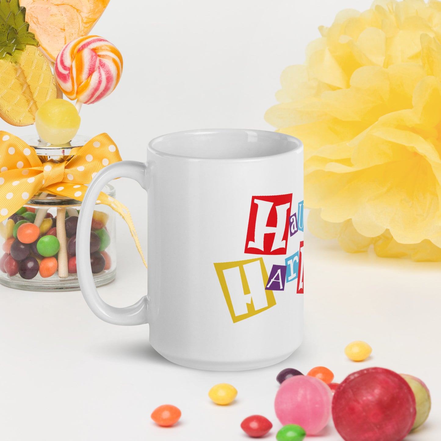 Haunted Harlequin Logo Mug